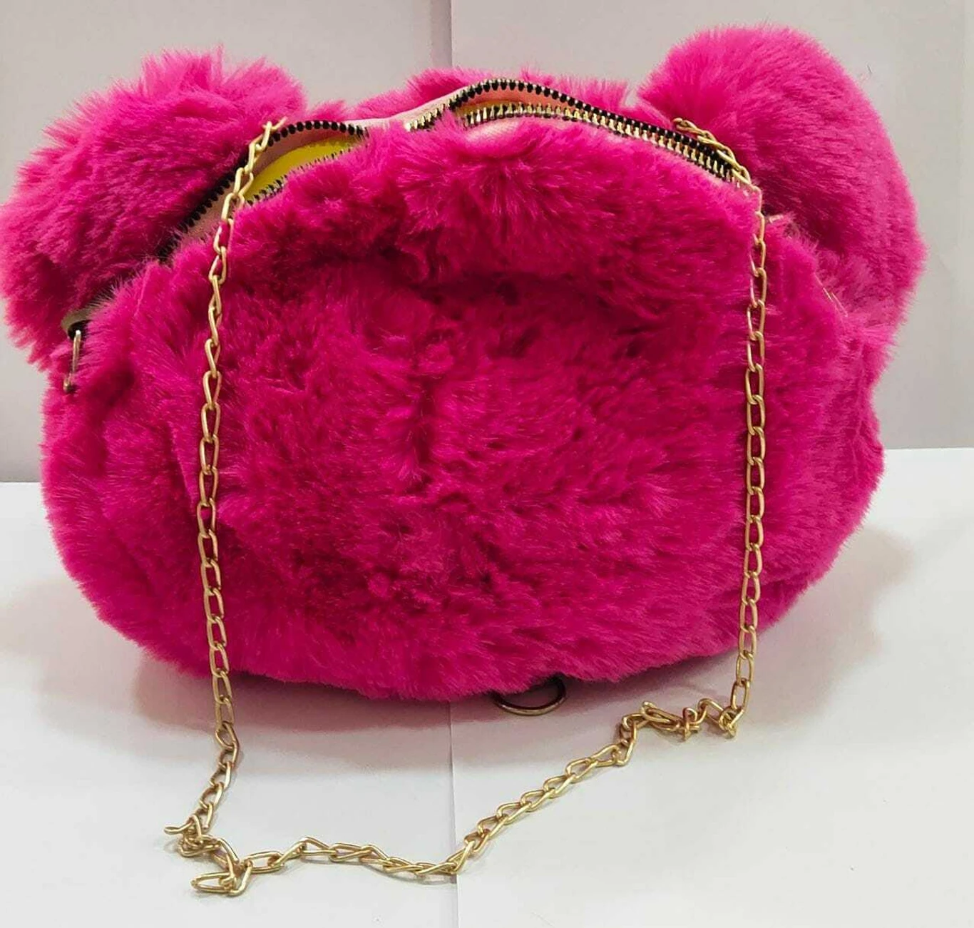 Cute Teddy Bear Head Plush Cushion - Image 4