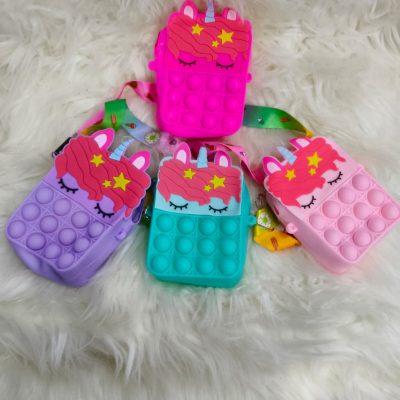 Unicorn Pop It Sling Bag