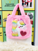 Unicorn Plush Handbag for Kids
