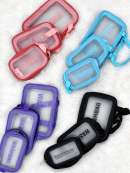 Transparent Travel Organizer Wash Bag Set