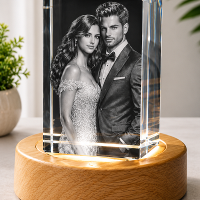 3D Crystal Photo